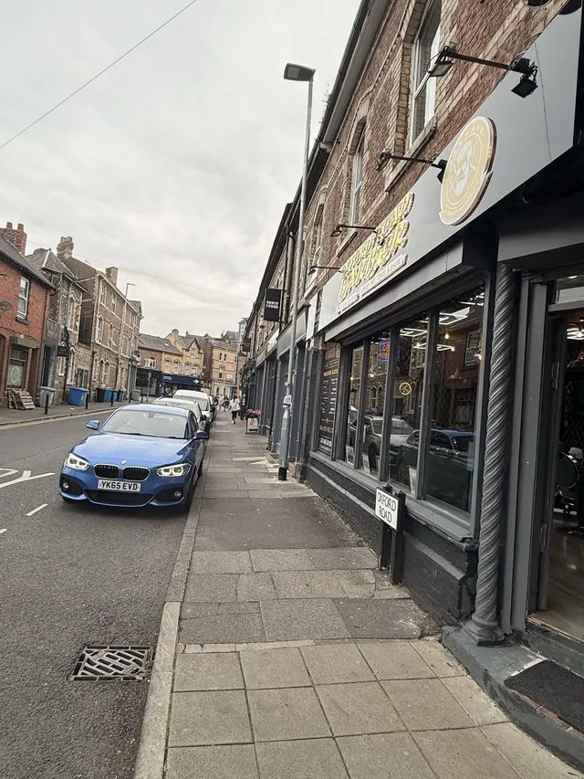 The shop and the street outside